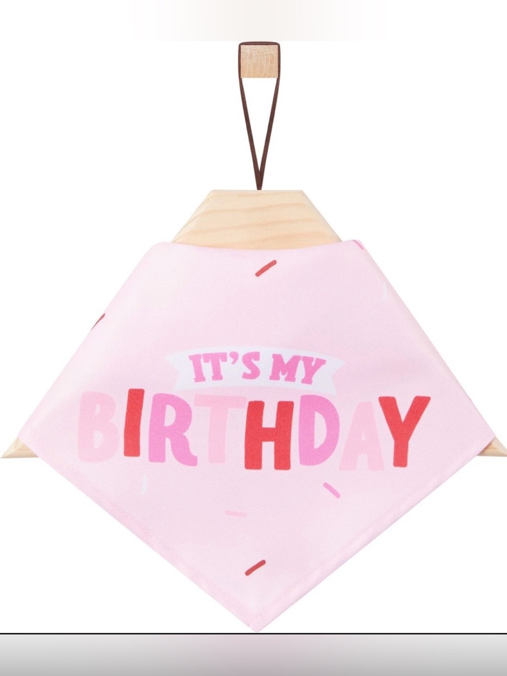Pink Dog and Cat Birthday Bandana - Frisco by Chewy